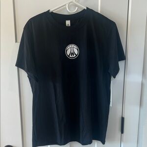 NWT Lululemon All Yours Tee 6 Dallas Mavericks Logo Black Pima Cotton NBA
